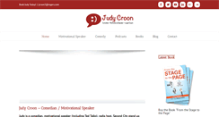 Desktop Screenshot of judycroon.com