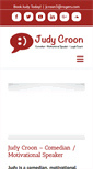 Mobile Screenshot of judycroon.com